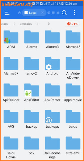 Estrongs File Explorer screenshot