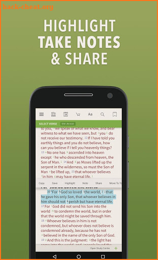 ESV Strong's Bible screenshot