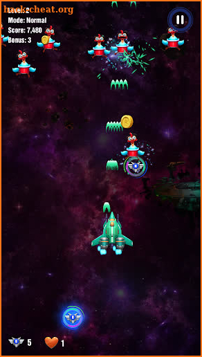 E.T Chicken Strike: Galaxy Warfare screenshot