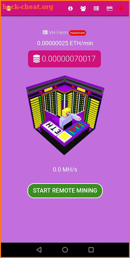 ETH CLOUD REMOTE MINER screenshot