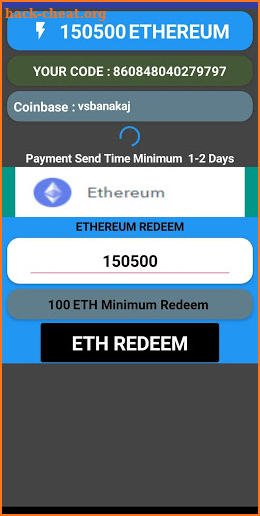 ETH SPIN PRO screenshot