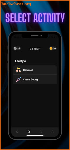 Ether: Interests, Dating screenshot