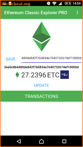 Ethereum Classic (ETC) Block explorer PRO screenshot