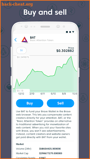 Ethex Trade Wallet screenshot