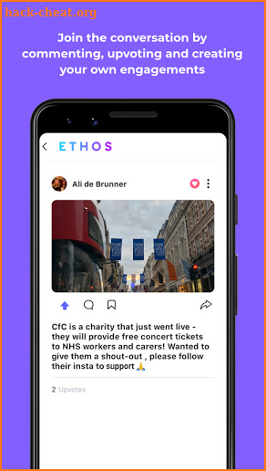 ETHOS – Social Change Network screenshot