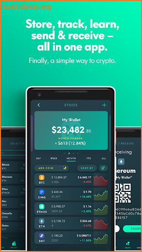 Ethos Universal Wallet screenshot