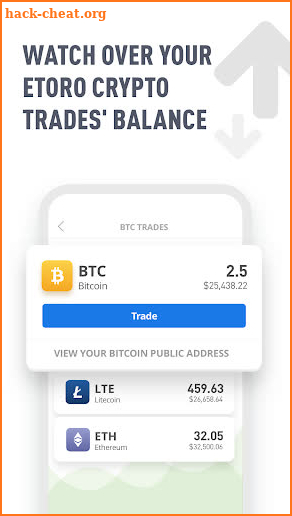 eToro Wallet screenshot