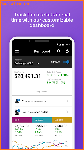 E*TRADE Mobile screenshot