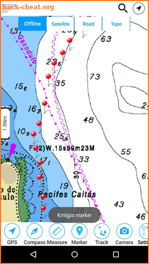 Eufaula Lake - Alabama Offline GPS Fishing Charts screenshot