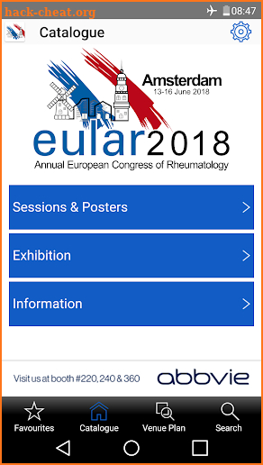 EULAR 2018 screenshot