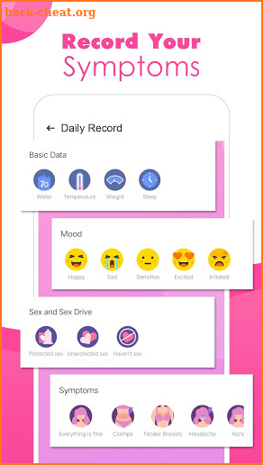 Eunseo period tracker- Menstrual Cycle Tracker screenshot