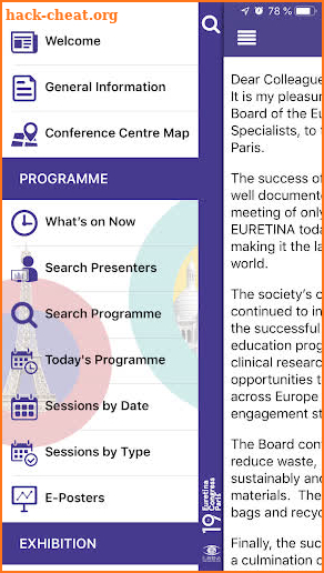 EURETINA 2019 screenshot