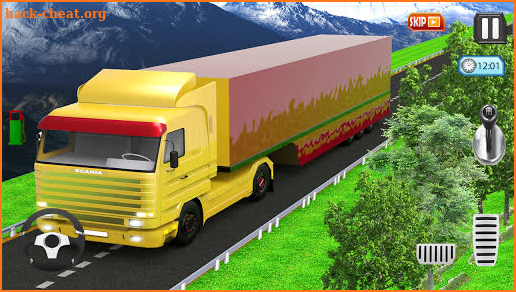 Euro Europe Truck Driving: 3D Transport Cargo Sim screenshot