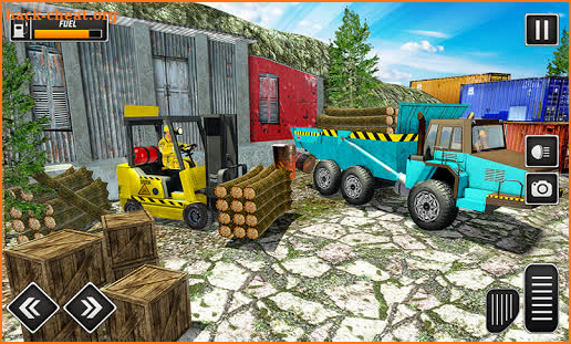 Euro Truck Driving Games : Log, Cargo Transporter screenshot