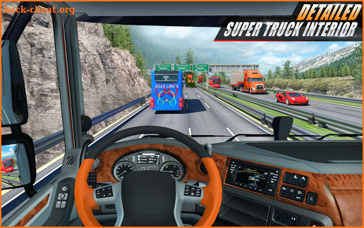 Euro Truck Driving Simulator 3D - Free Game screenshot