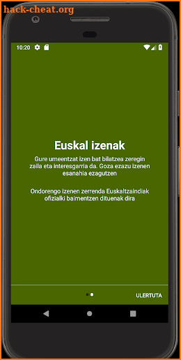 Euskal Izendegia screenshot