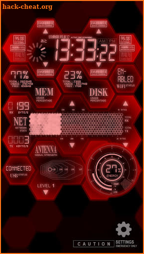 EVA System Monitor screenshot