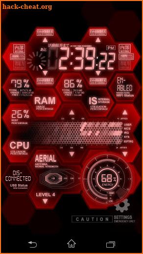 EVA System Monitor screenshot