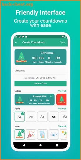 Event Countdowns - Count the time for your moments screenshot