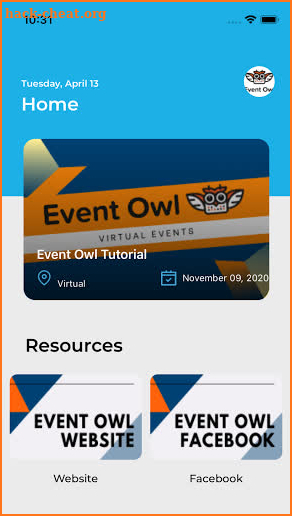 Event Owl Platform screenshot