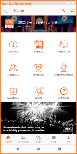 Event Safety Portal screenshot