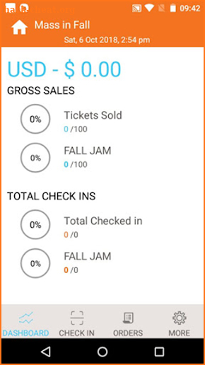 EventFull Organizer Management screenshot