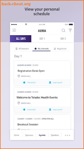 Events by Teladoc Health screenshot