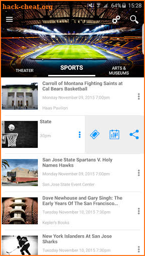 eventseeker - events, concerts screenshot