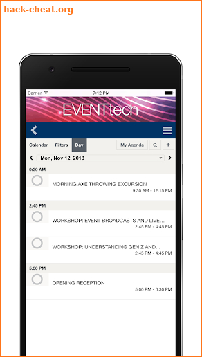 EventTech 2018 screenshot