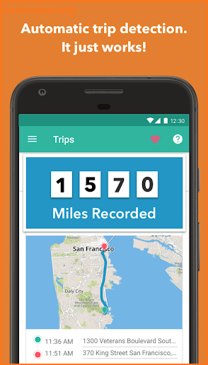 Everlance: Free Mileage Log screenshot