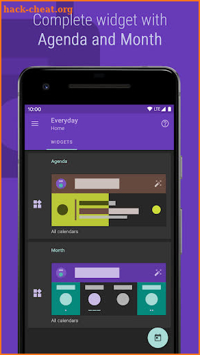 Everyday - Calendar Widget screenshot