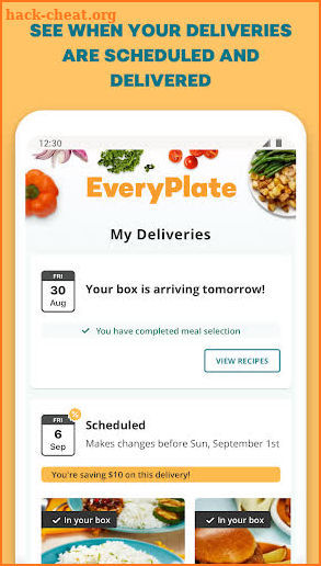 EveryPlate screenshot