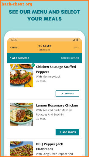 EveryPlate screenshot