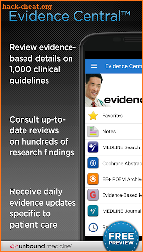 Evidence Central screenshot