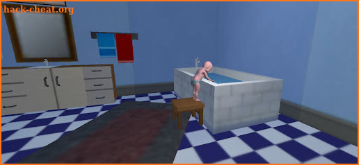 Evil Baby In Pink Dark House screenshot