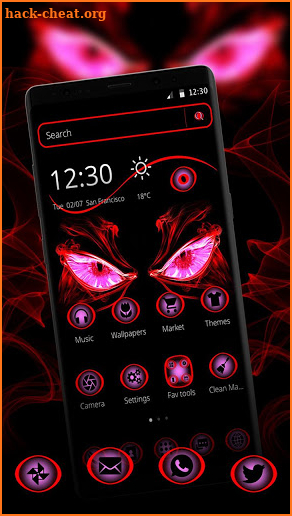 Evil Eyes Launcher Theme screenshot