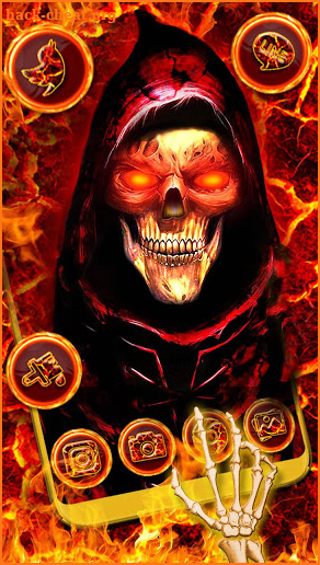 Evil Hell Skull Themes 3D Wallpapers screenshot