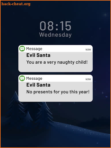 Evil Santa Call Prank screenshot