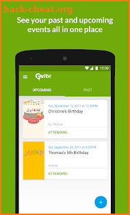Evite Invitations & Guest RSVP screenshot