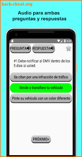 Examen de manejo DMV en CA screenshot