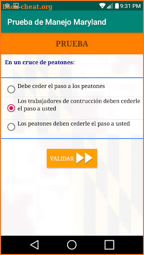 Examen de Manejo Maryland screenshot