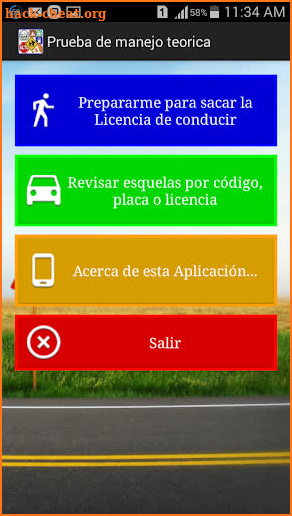 Examen de Manejo y Prueba Teórica screenshot