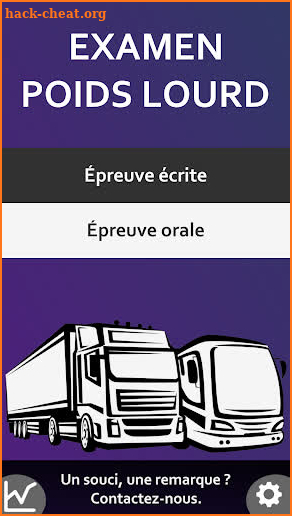 Examen Permis Poids Lourd : C CE, D C1 D1 + E screenshot