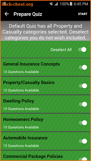 ExamFX Property&Casualty Prep screenshot