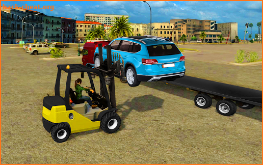 Excavator Car Transport Forklift Simulator screenshot