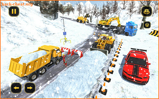 Excavator Snow Blower Rescue: Snow Plow Truck screenshot