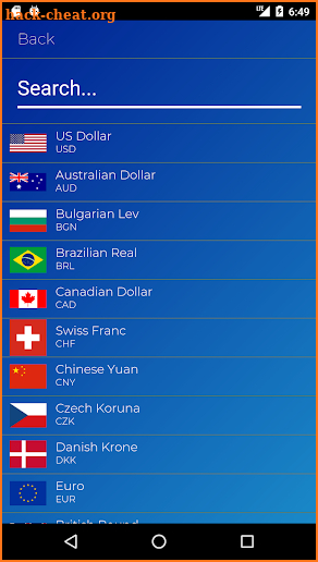 Exchange Calculator Plus screenshot