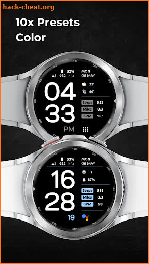 EXD043D: Digital Watch Face screenshot