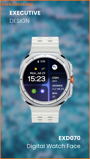 EXD070: Digital Watch Face screenshot