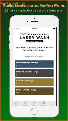 Executive Laser Wash screenshot